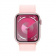 Apple Watch Series 9, 45 мм, корпус из алюминия розового цвета, спортивный ремешок нежно-розового цвета, размер S/M